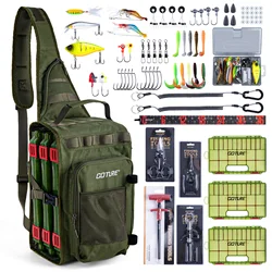 Mochila de pesca Goture 900D impermeable con cajas para aparejos