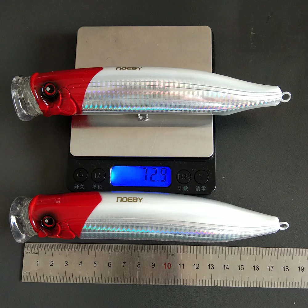 Noeby-señuelo de atún flotante, anzuelo duro de agua salada superior para pesca, 175mm, 73g, NBL9246, 3 unidades - imagen 2