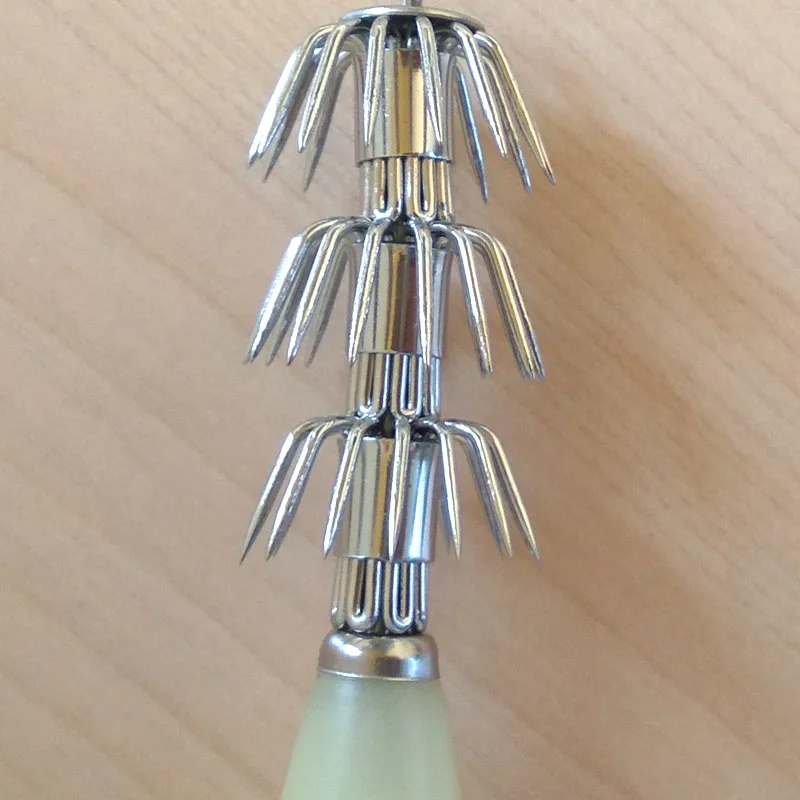 5 uds 17g 33g44g 55g72g anzuelo de calamar luminoso anzuelo de calamar brillante anzuelo de pesca de sepia Señuelos de pesca de mar cebo de pesca - imagen 3