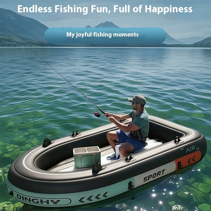 Bote Hinchable Pesca – Barca Auxiliar de Goma para Kayak - imagen 2