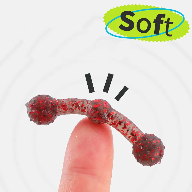 Senko-stickbait-señuelo de pesca de Material elástico, cebo blando de 1,6g y 4,8 cm, cabeza flotante, gusano Artificial, lote de 8 unidades - imagen 3