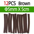 12pcs Brown 5mm