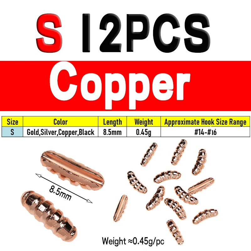 12pcs Copper S