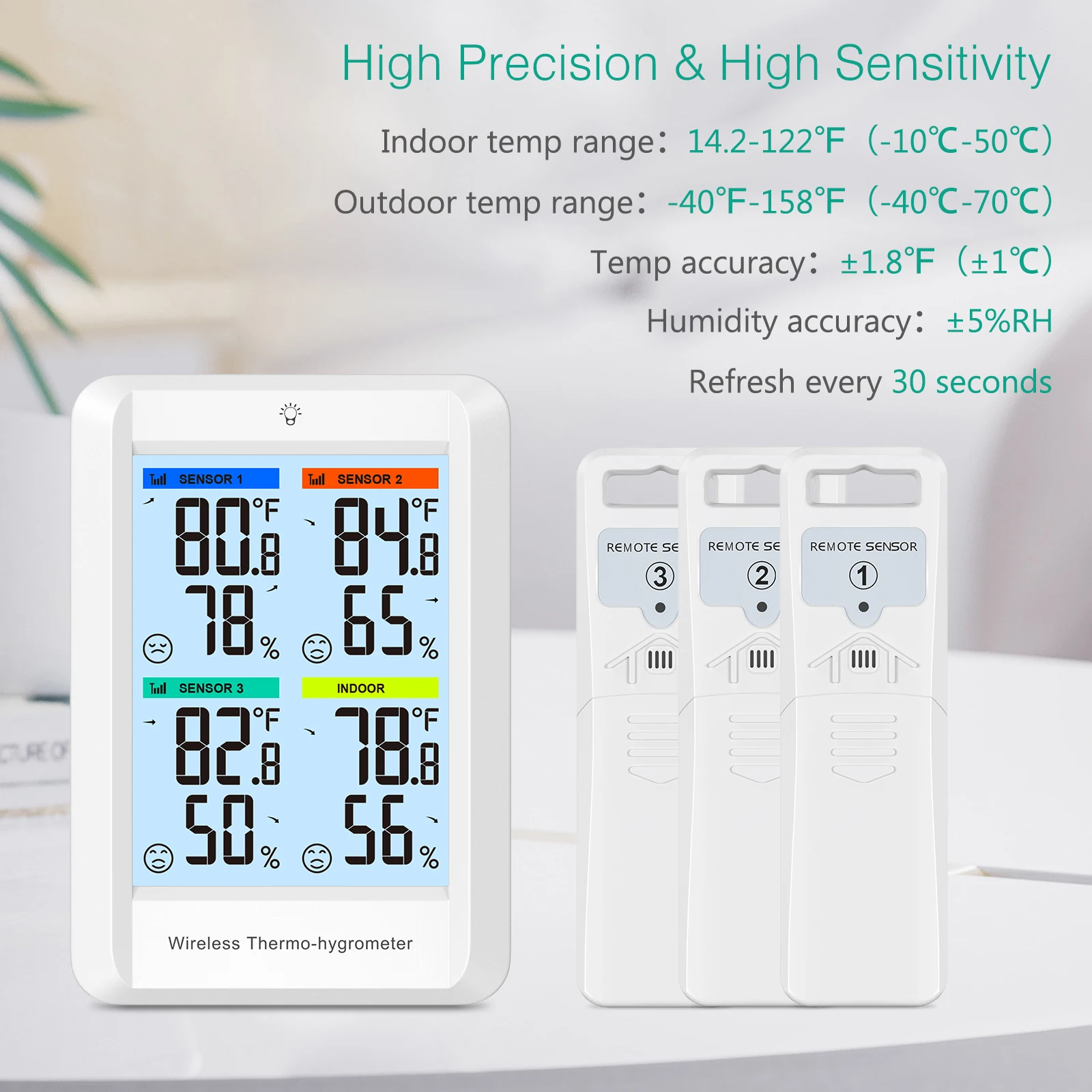 ORIA Termómetro inalámbrico con sonda para temperatura del agua - imagen 5
