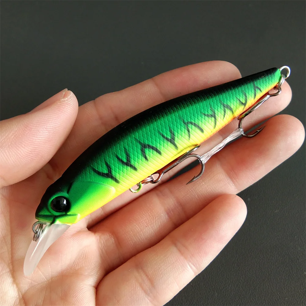 TSURINOYA-señuelo de pesca de piscardo, cebos duros artificiales de 77mm y 8,5, sistema de movimiento, Wobbler, 4 piezas - imagen 4