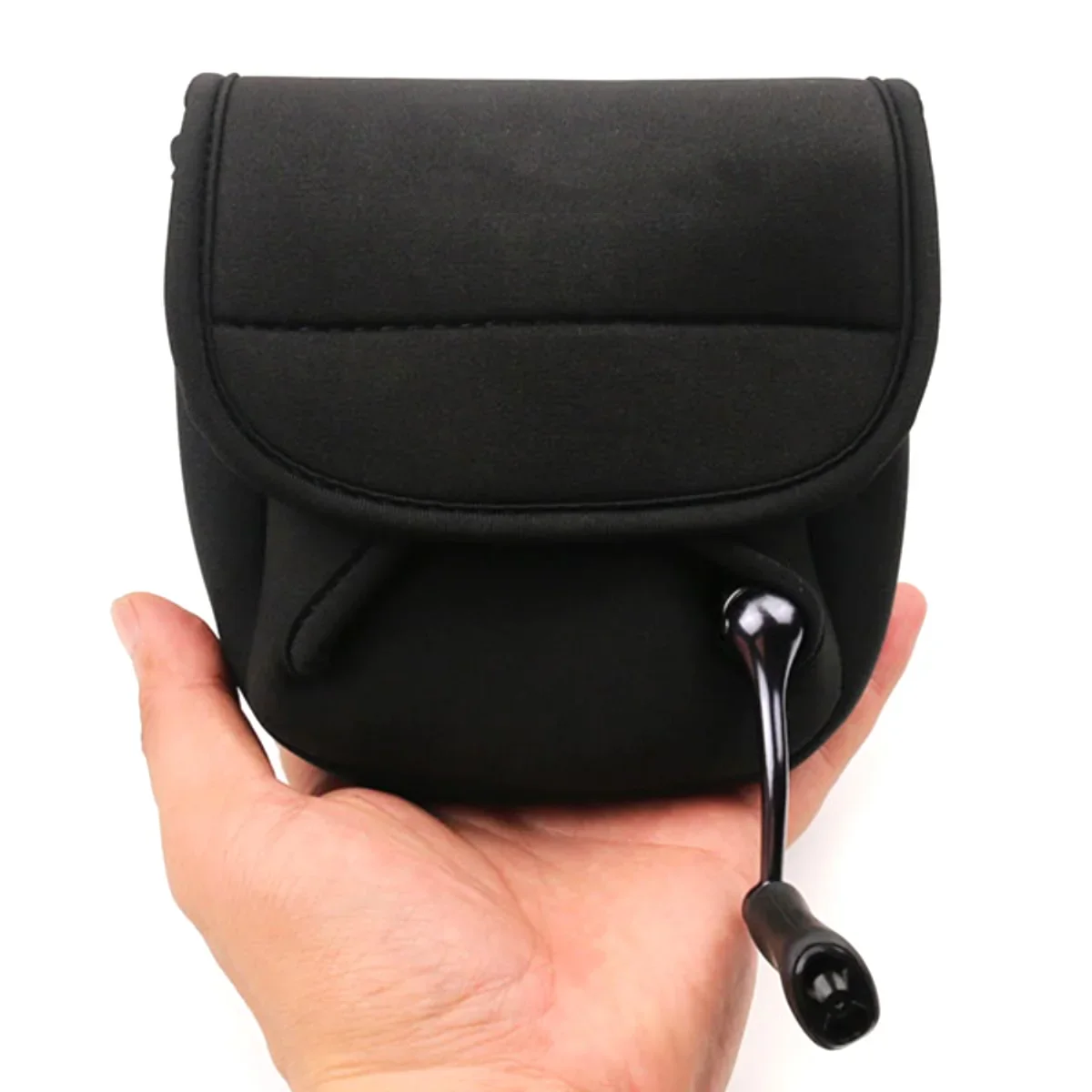 Bolsa de pesca S/M/L, cubierta de carrete de pesca giratoria, funda protectora de rueda de neopreno, bolsa de carrete impermeable, almacenamiento para accesorios de pesca - imagen 2