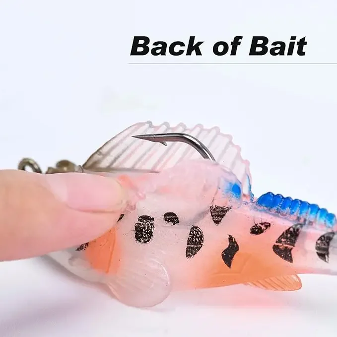 Señuelo de pesca Goture, cebo blando, plantilla con caja, 7g, 10g, 14g, Swimbait Wobblers, Lucio, sábalo para pesca, perca, pescado de agua salada - imagen 5