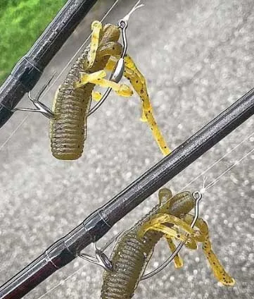 Yamamoto HUGGER versión japonesa Original japonesa, cebo suave de camarones de gravedad específica de 4,4 pulgadas, deslizamiento al revés sin plomo - imagen 5