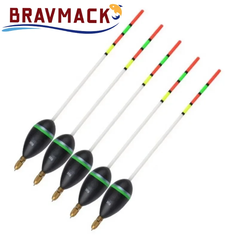 1/2 Uds un paquete 15/20/25/30g flotador de pesca colgante de latón flotador Vertical flotador de pesca de mar accesorios de pesca