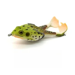Goture Topwater Frog Señuelo Rana para Lubina y Trucha