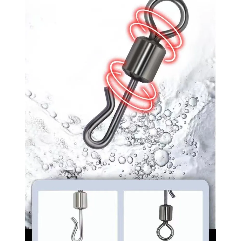 Giratorios de acero inoxidable para montar señuelos de pesca - imagen 4