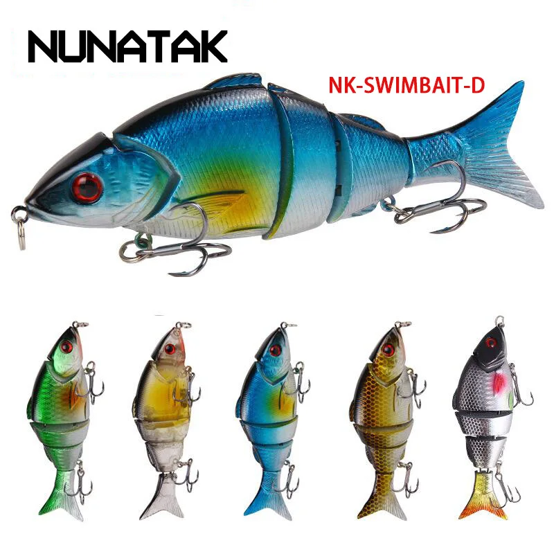 Señuelo de pesca NUNATAK 15,6g/16g/18g/21g 8 colores JOINT BAIT Minnow cebo duro Señuelos de lubina cebos multiherucción señuelo para Lucio SWIMBAIT - imagen 4