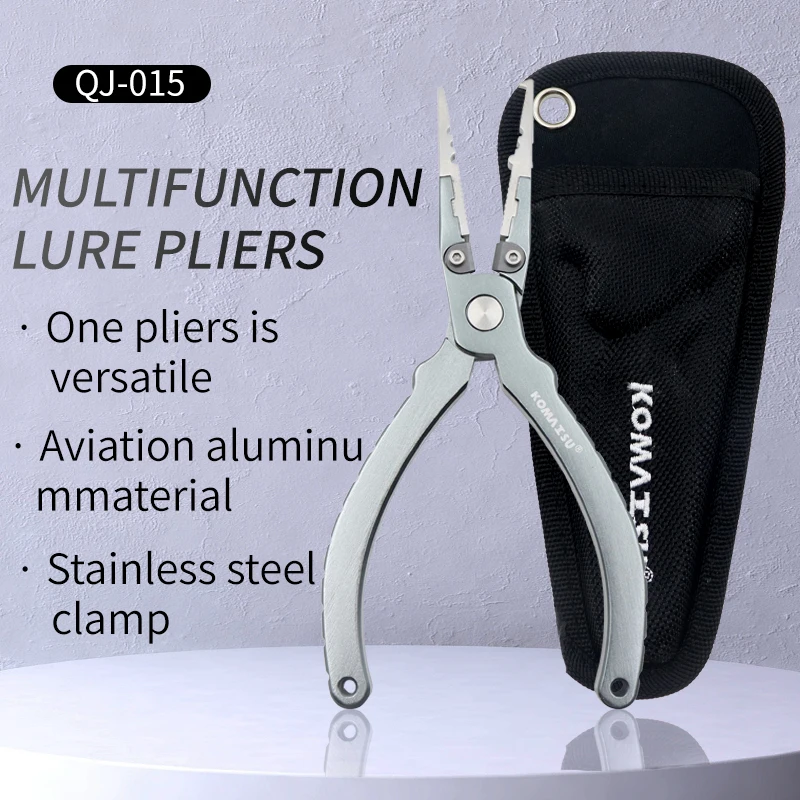 ZYZ alicates de pesca de aluminio aeroespacial de alta calidad, herramientas de pesca multifuncionales para agua dulce y salada, cortador de línea de extracción de anzuelos - imagen 3