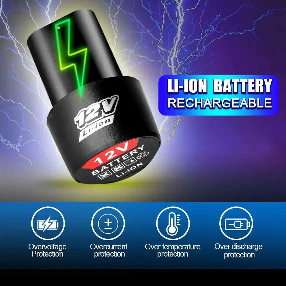 Batería recargable de litio para destornillador y mini amoladora - imagen 5