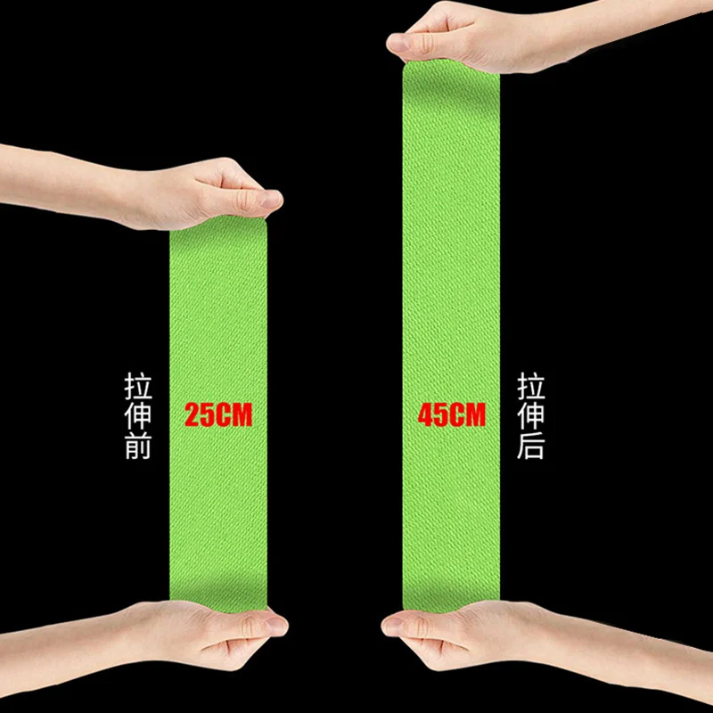 Cinta de kinesiología de 5cm x 5m, deportes atléticos, alivio del dolor de mucle, muñeca, rodilla, soporte, tobillo, elástico, impermeable para deporte de fútbol - imagen 2