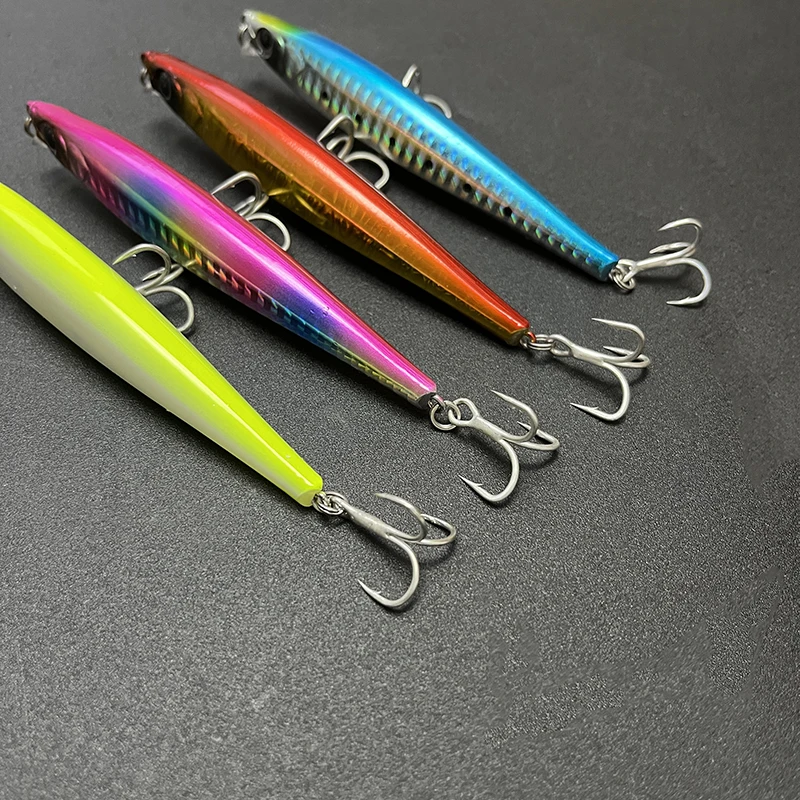 Señuelo japonés pesado, 105mm, 30g, fundición de agua salada, hundimiento, cebo de pececillo, tiro monstruo, cebo Artificial, pesca en mar, señuelo de arrastre - imagen 5