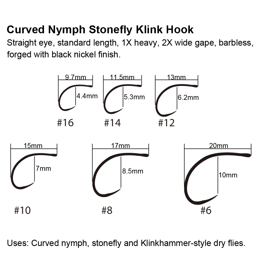 ICERIO-anzuelo de pesca con mosca para moscas secas, anzuelos de competición para moscas secas, Nymph, Shirmp, Caddis Streamer, señuelo de trucha, 30 piezas, #4 -#20 - imagen 2
