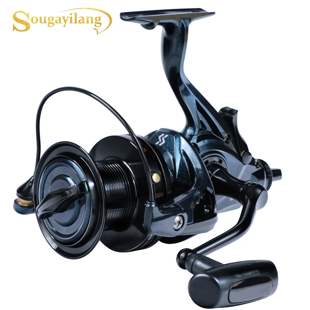 Sougayilang 9000 10000 12000 Volledig Metalen Spoel Molen 25KG Max Drag Krachtig voor Zoutwater Trollen Surf Karpervissen Molen Pesca