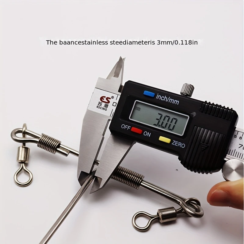 ZYZ-barras esparcidoras en forma de T para pesca en el mar, herramienta de conector de aparejos de pesca de acero inoxidable de alta resistencia, 20/30/40/50CM, 1 ud. - imagen 5