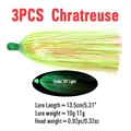 3PCS Chartreuse