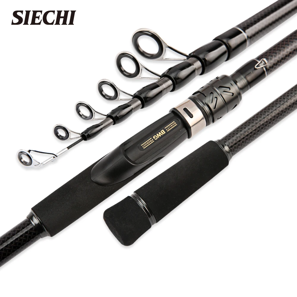 SIECHI-señuelo giratorio ultraligero, caña de pescar en roca, 1,8 M, 2,1 M, 2,4 M, 2,7 M, 3,0 M, Baitcasting de carbono, aparejos de pesca para viajero rápido - imagen 3