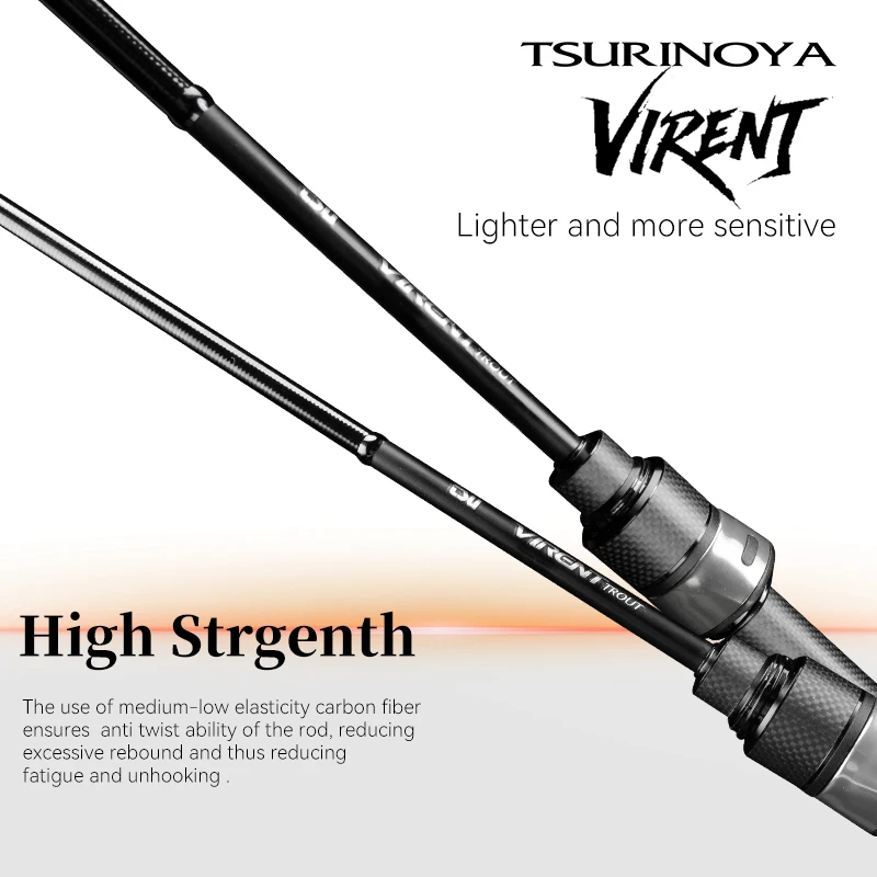 Caña Light Game Tsurinoya Virent – Ultraligera para trucha y ajing - imagen 3