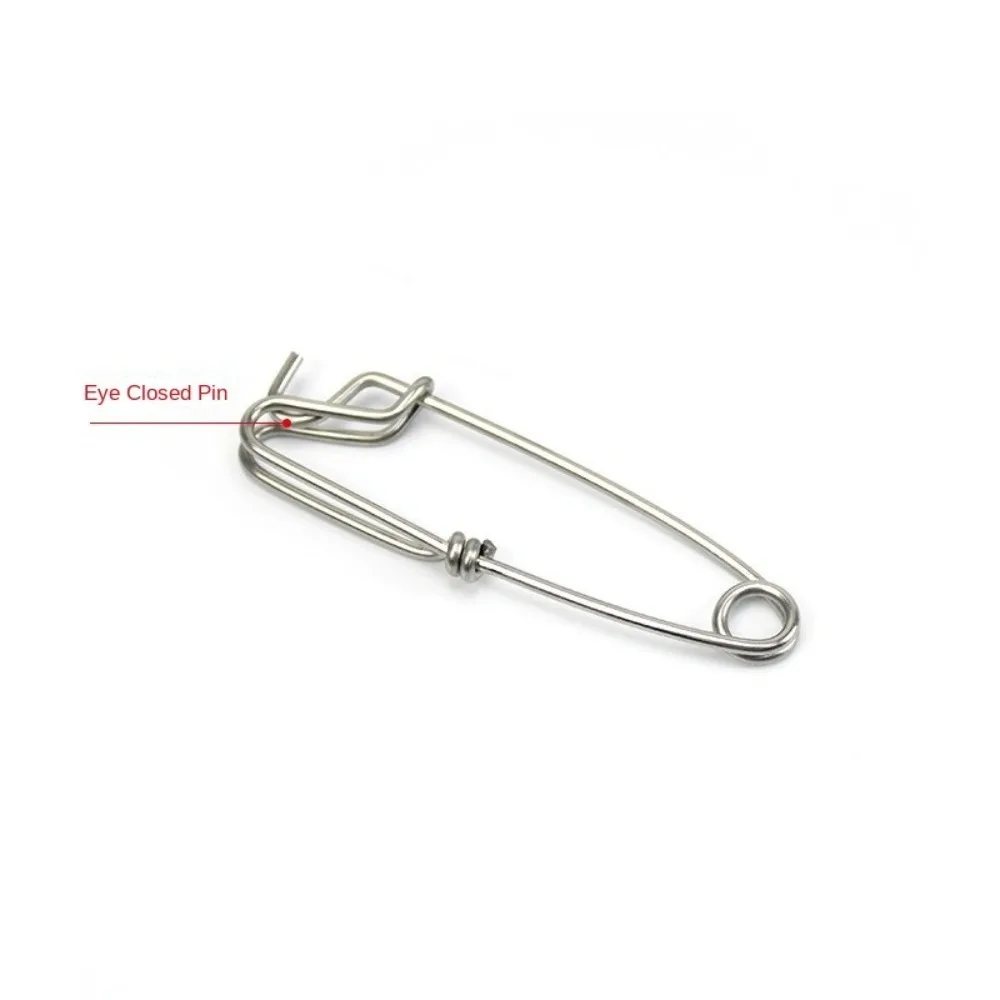 Clip giratorio acero inoxidable para pesca – Anticorrosión - imagen 2