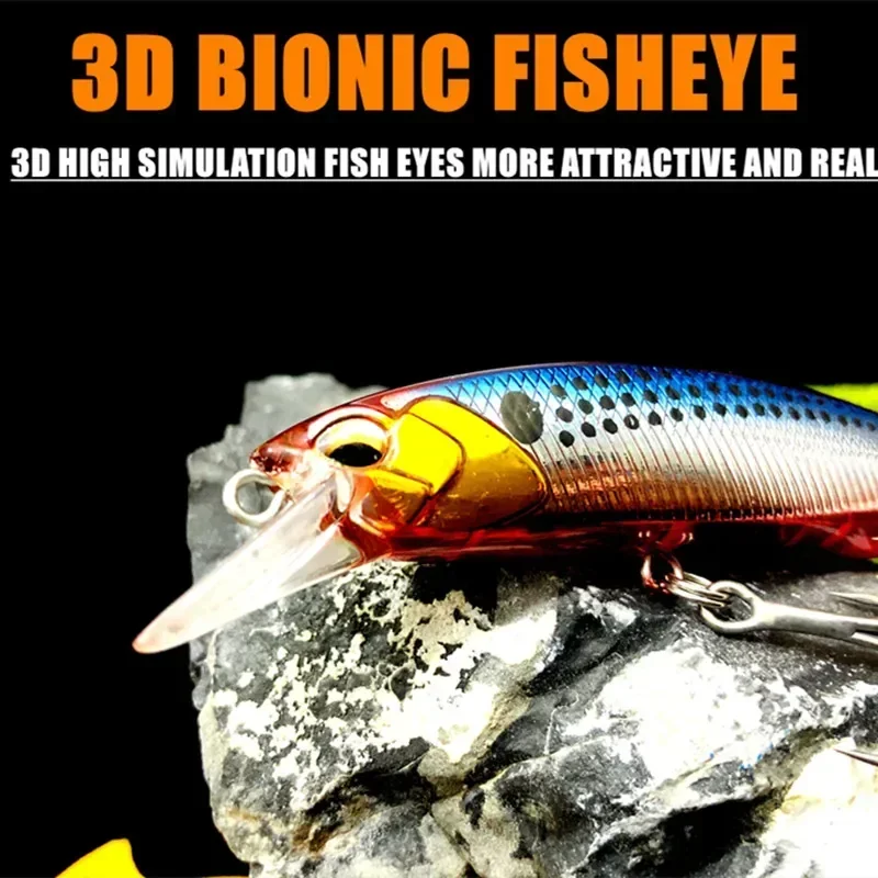 GREENSPIDER SP-sistema de peso de tungsteno, Señuelos de Pesca superior, manivela Minnow, 100mm, 15g, anzuelos de aparejos de pesca de calidad Wobbler - imagen 5