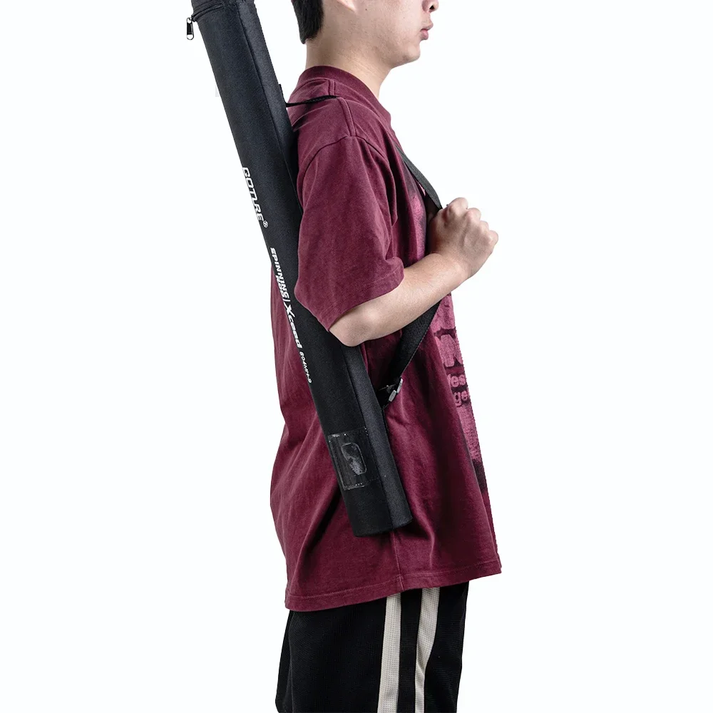 Goture-bolsa de viaje para caña de pescar de mar, 64cm, 74cm, 120cm, 140cm, 150cm, bolsa dura para caña de pescar, caja de almacenamiento para caña de pescar, bolso de tubo - imagen 3