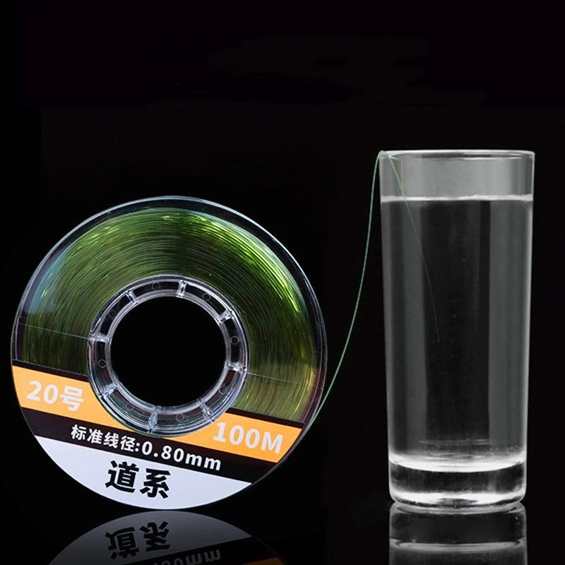 Sedal de pesca de nailon para peces grandes, línea principal auténtica de 100m, resistente al desgaste, fuerte - imagen 5