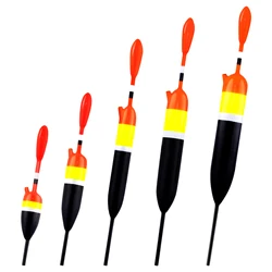 5 uds Bobbers de pesca flotadores antideslizantes ABS flotadores de pesca deslizantes de agua dulce para plataforma Bobber Crappie Panfish trucha lubina Walleye