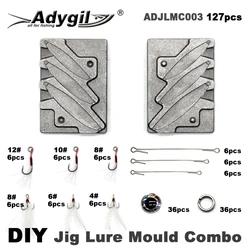 Molde de señuelo de metal Adygil para pesca artesanal de fundición