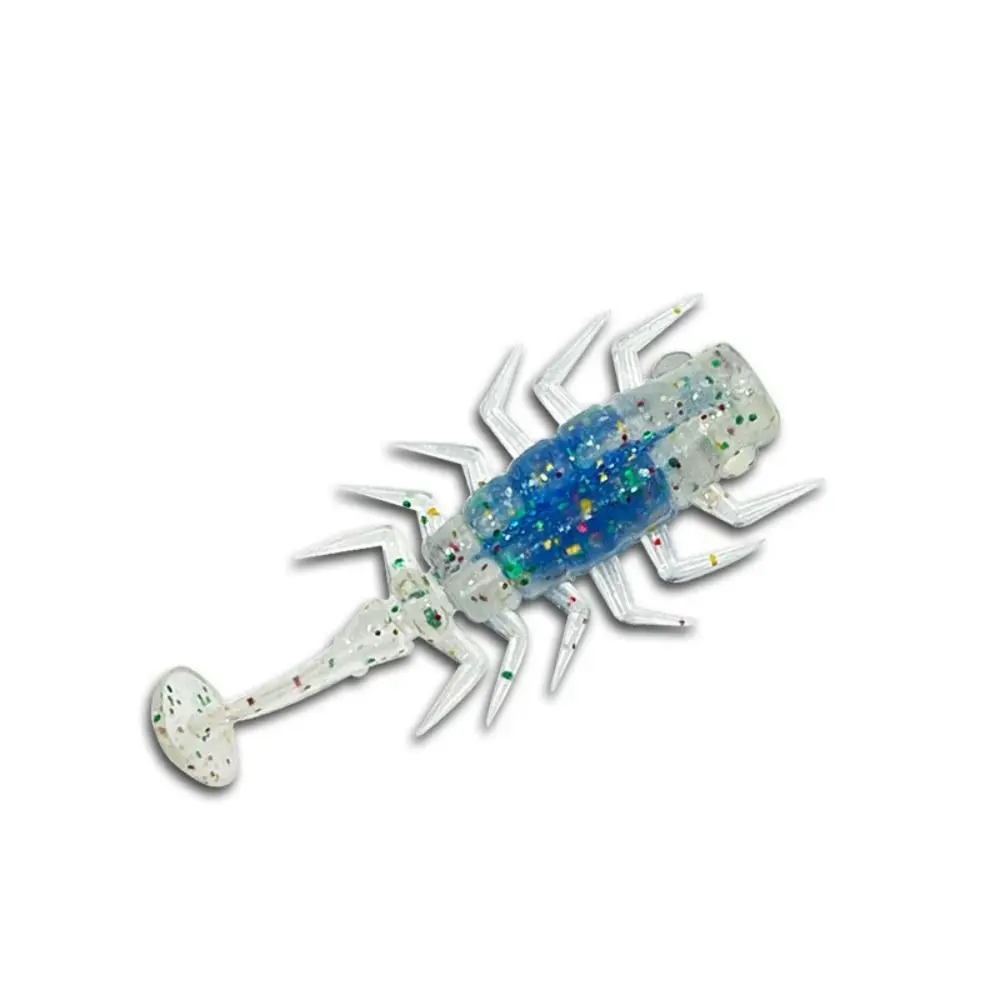 Cebos artificiales de araña, cebos blandos de diseño realista, resistentes a las mordeduras, lentejuelas brillantes, suministros de pesca, 5 piezas - imagen 5