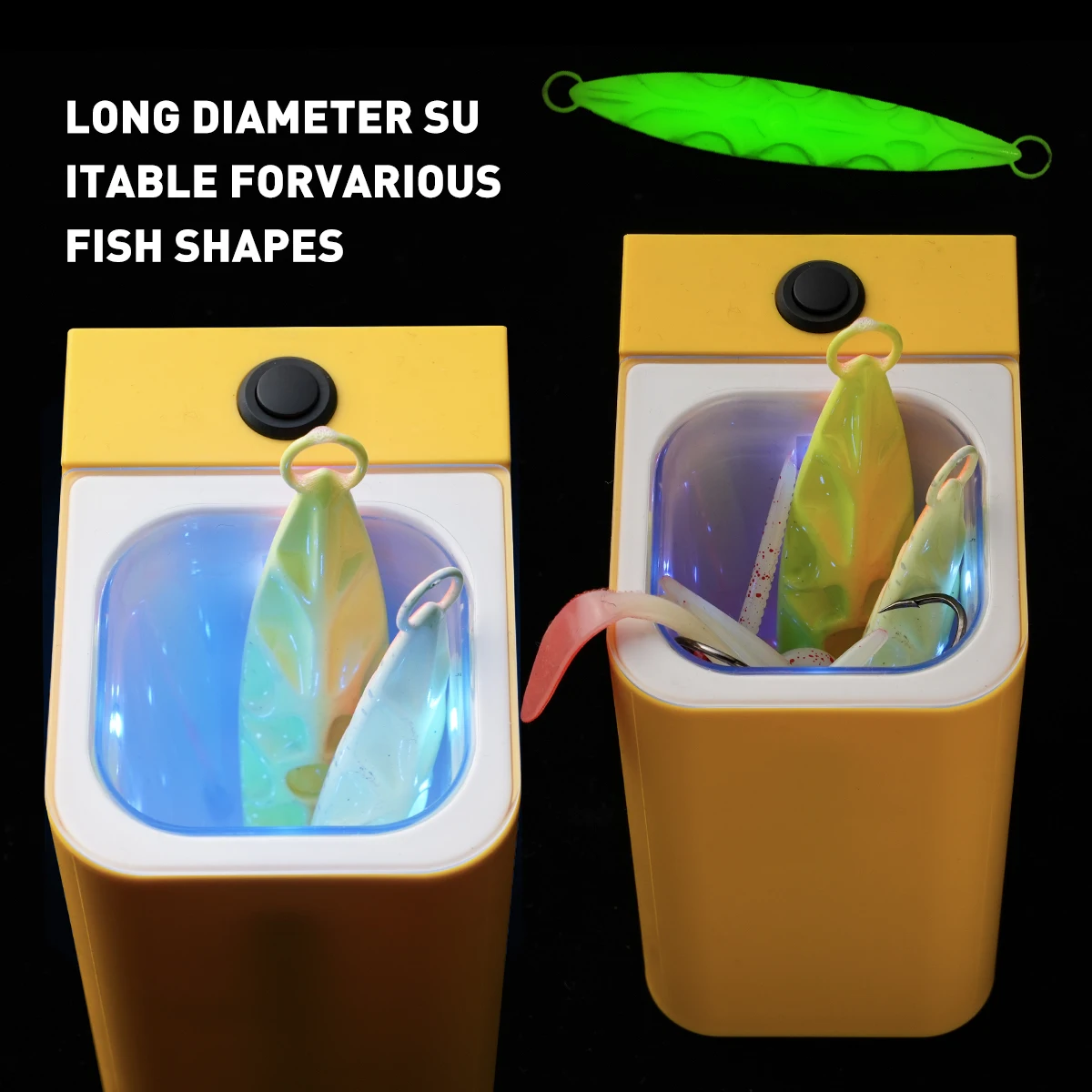 Encendedor UV para pesca Jig señuelo encendedor de pesca herramienta de pesca de agua de mar para llenar la luz pesca encendedor UV - imagen 2