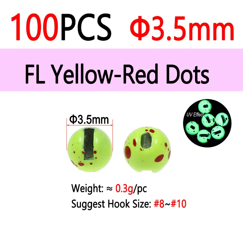 100pcs 3.5mm FLYRD