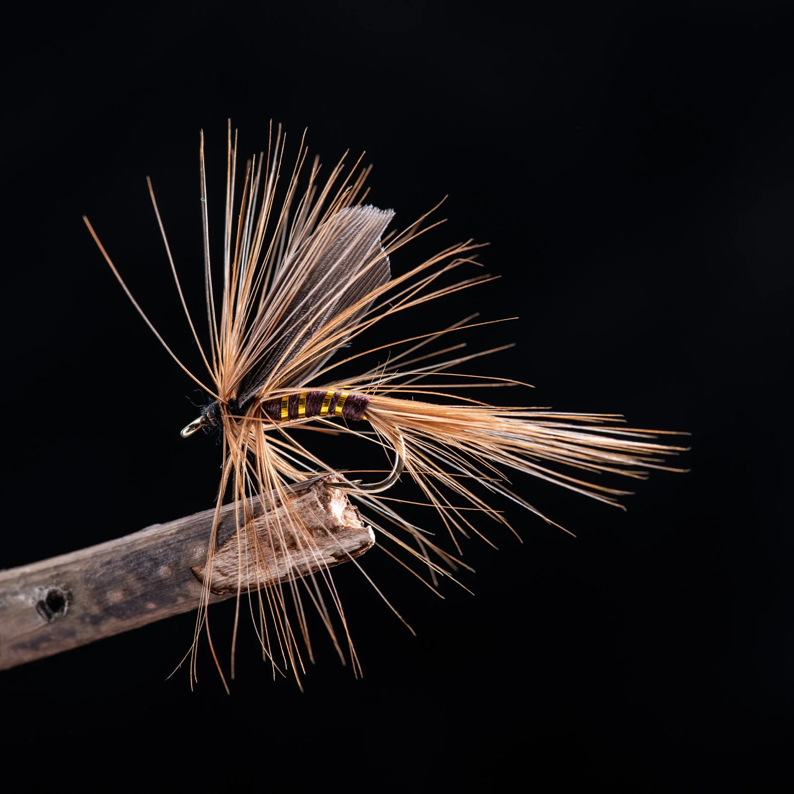 30 moscas de pesca con mosca. # 12 # 14 cebos artificiales para insectos Caddisfly, se seca, señuelo volador, accesorios de pesca, mosca seca húmeda, 2025 nuevo - imagen 3