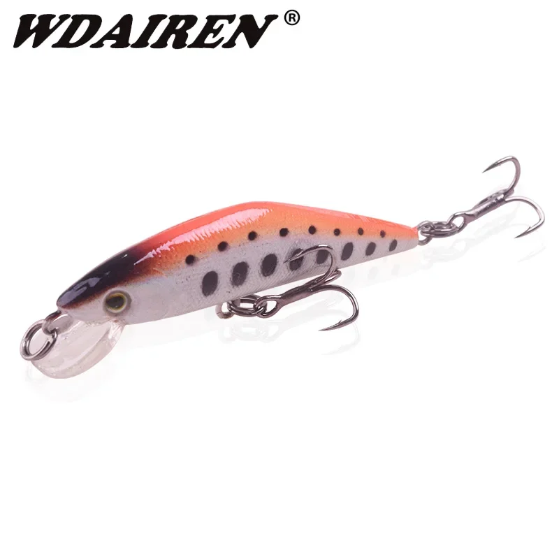 Señuelo de Pesca wobblers de diseño japonés, 55mm, 4,7g, pececillo que se hunde, cebos artificiales Isca para lubina, perca, Lucio, trucha, 1 ud. - imagen 2