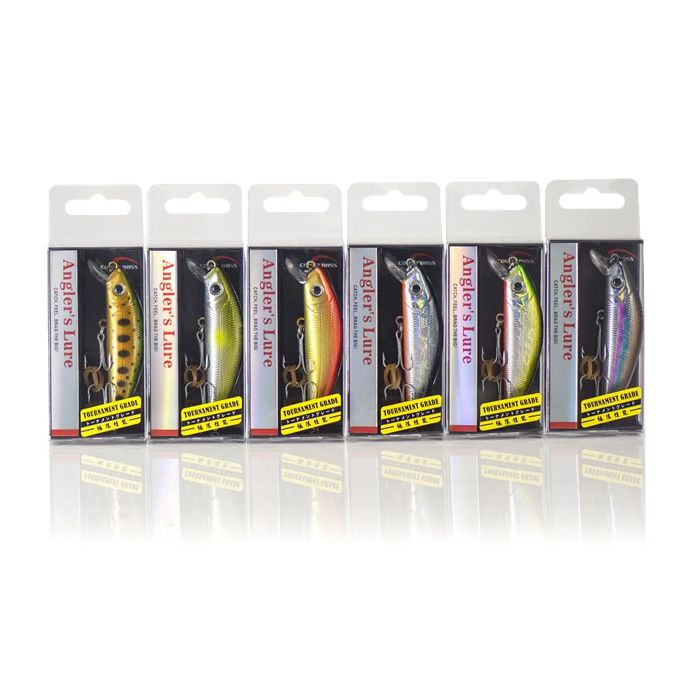 Countbass Cebos Duros 65mm 2-9/16" 8g 9/32 oz. Cebo duro flotante Minnow, Wobblers, cebo Bass Walleye Crappie - imagen 3