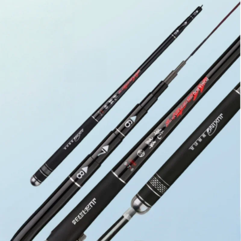 Mini caña ultraligera 40cm fibra de carbono – Compacta para pesca de mano - imagen 2