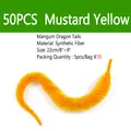 50pcs Mustard Yellow