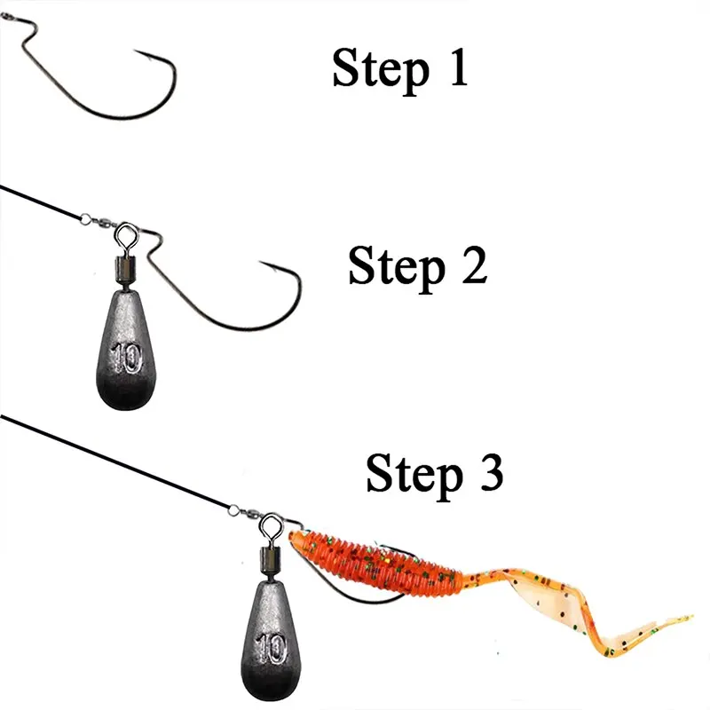 Plomos de pesca de 3,5g, 5g, 7g, 10g, 14g, lote de 10 unidades - imagen 4