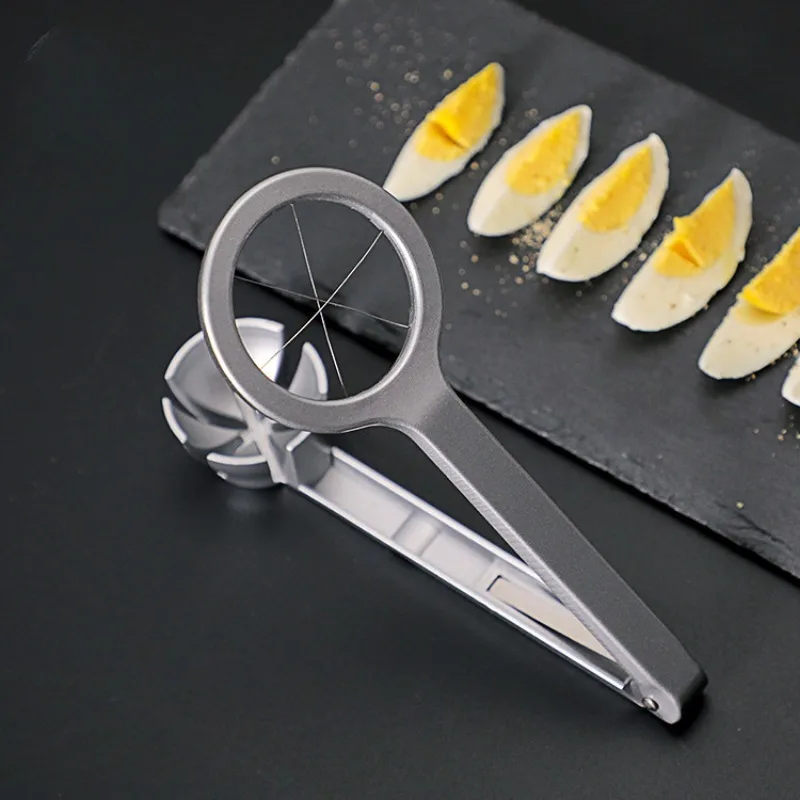 Rebanador Huevos Acero Inoxidable – Corta Huevos Duros Ensalada - imagen 3