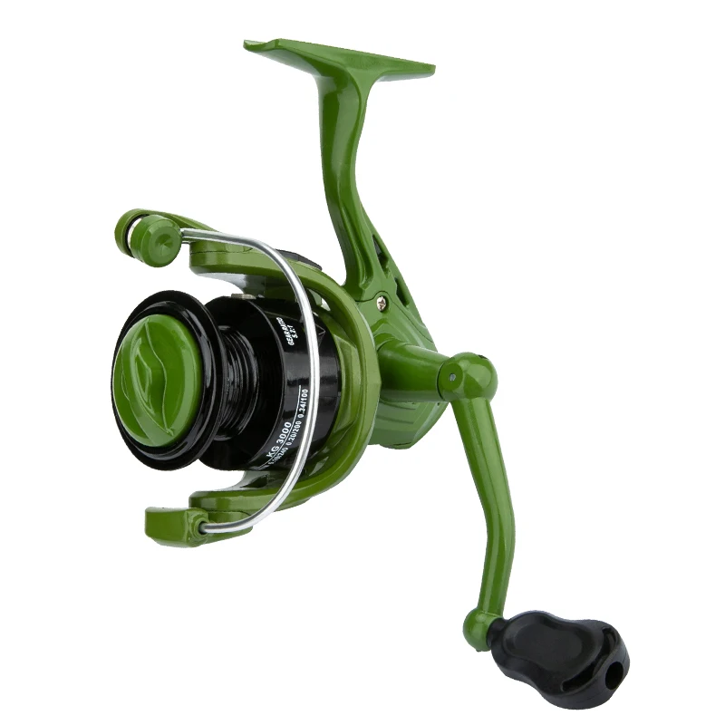 Carrete giratorio CEMREO serie 1000-7000 8KG potencia de arrastre carrete de aluminio relación de engranaje 5,2: 1 Modelo: KG