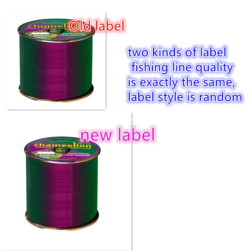 REDTOMATO 500m línea camaleón que cambia de Color abrigo de fluorocarbono monofilamento nailon carpa alambre líder línea equipo de pesca - imagen 3