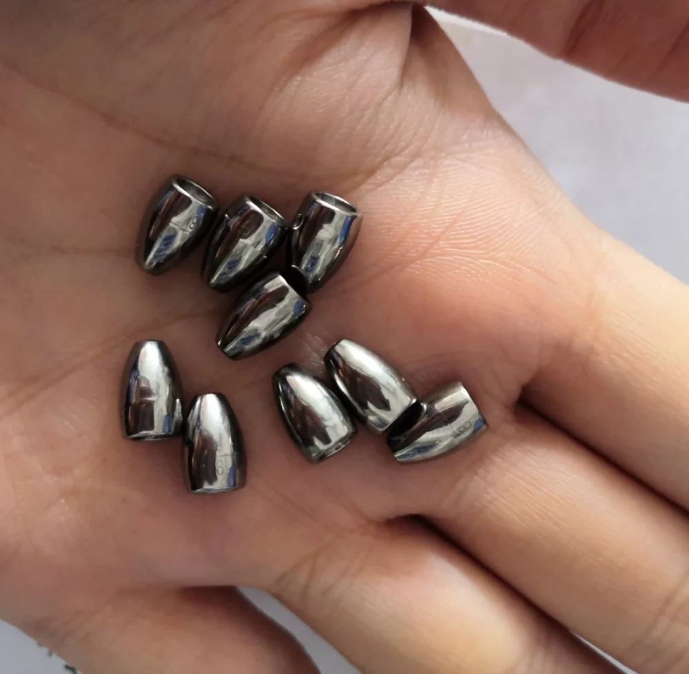 Plomada de tungsteno para Pesca, 10 piezas, 1,8g-21g, para accesorios, bola redonda - imagen 3