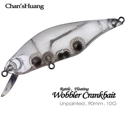 Crankbait Flotante Chan'sHuang Artesanal – Señuelo blanco