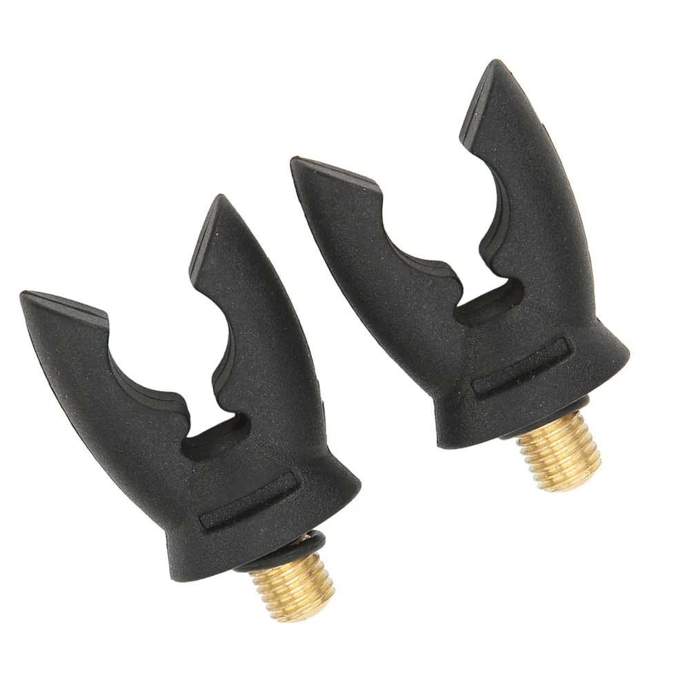 Cabezal de apoyo para caña de pescar de silicona portátil, 2 uds., forma de U, antideslizante, agarre para caña de pescar, soporte para caña de pescar, poste de mar - imagen 2