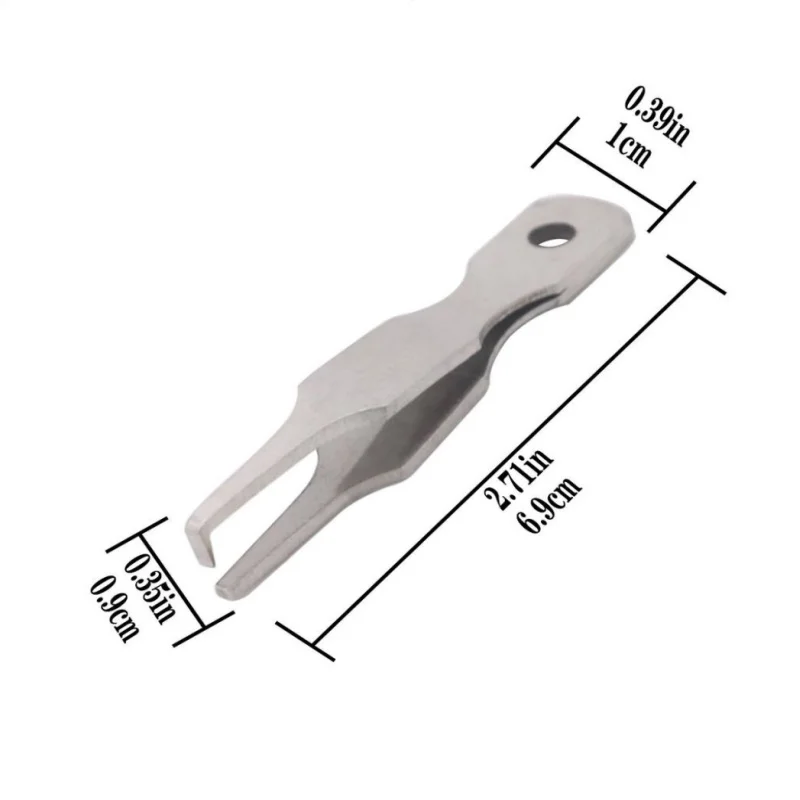 Mini alicates de apertura rápida, clip de doble círculo, anillo dividido, herramienta de abridor de anillos, pinzas de línea de pesca, cebo de pesca con mosca, pescado falso - imagen 5