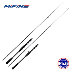 MIFINE DEVIL JERKBAIT-caña de pescar de fundición/Spinning, señuelo de fibra de carbono 24T, 20-80/40-100g, anillo Fuji, puntas tubulares de pesca para lubina y perca