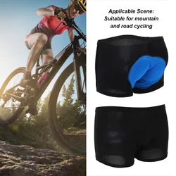 Culotte ciclismo acolchado 3D gel sílice transpirable para hombre